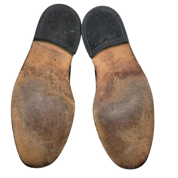 Vtg Freeman Flex-Free Leather Oxford Dress Shoes Leather Sole Mens 10D 822538 main image 4
